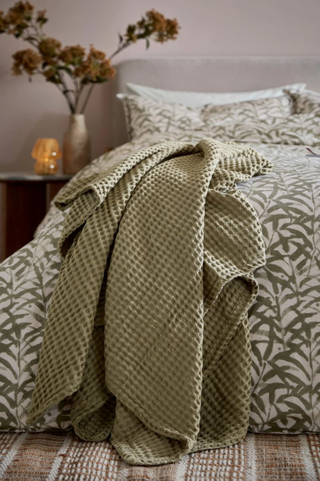 Abagail Ahern x Murmur Cleo Sage Green Duvet Set