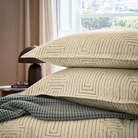 Abagail Ahern x Murmur Pia Warm Ochre Duvet Set