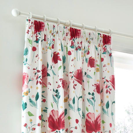 Dreams n Drapes Abstract Poppy Red Duvet Set
