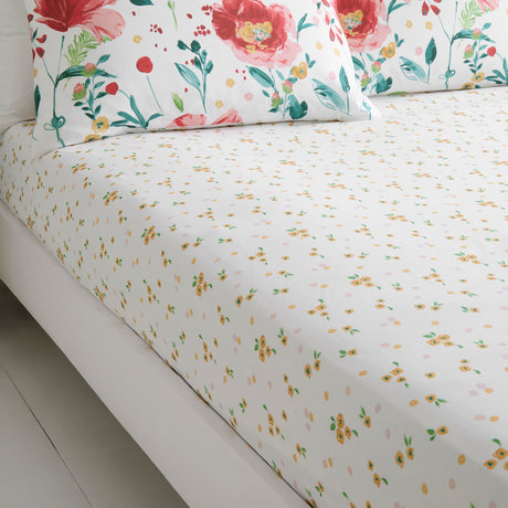 Dreams n Drapes Abstract Poppy Red Duvet Set