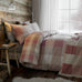 Appletree Ashford Check Natural 100% BCI Brushed Cotton Duvet Set