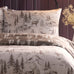 Dreams N Drapes Alpine Stag Natural 100% BCI Brushed Cotton Duvet Set