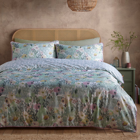 Appletree Abstract Floral Green Duvet Set