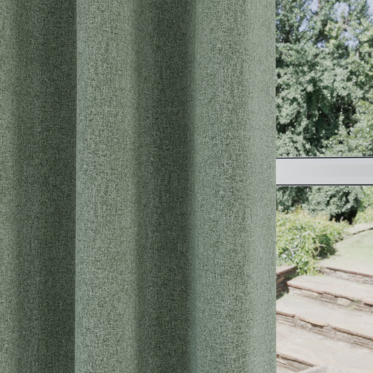 Tyrone Austin 100% Blackout Lined Eyelet Curtains