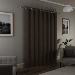 Tyrone Austin 100% Blackout Lined Eyelet Curtains