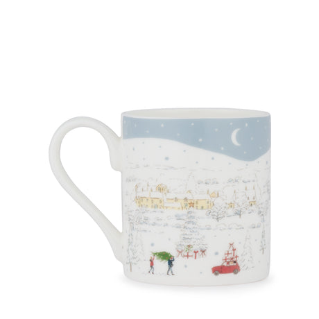 Sophie Allport Home for Christmas Scene Mug