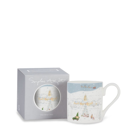 Sophie Allport Home for Christmas Scene Mug