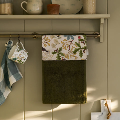 ALL142610 Sophie Allport Orchard Birds Roller Hand Towel