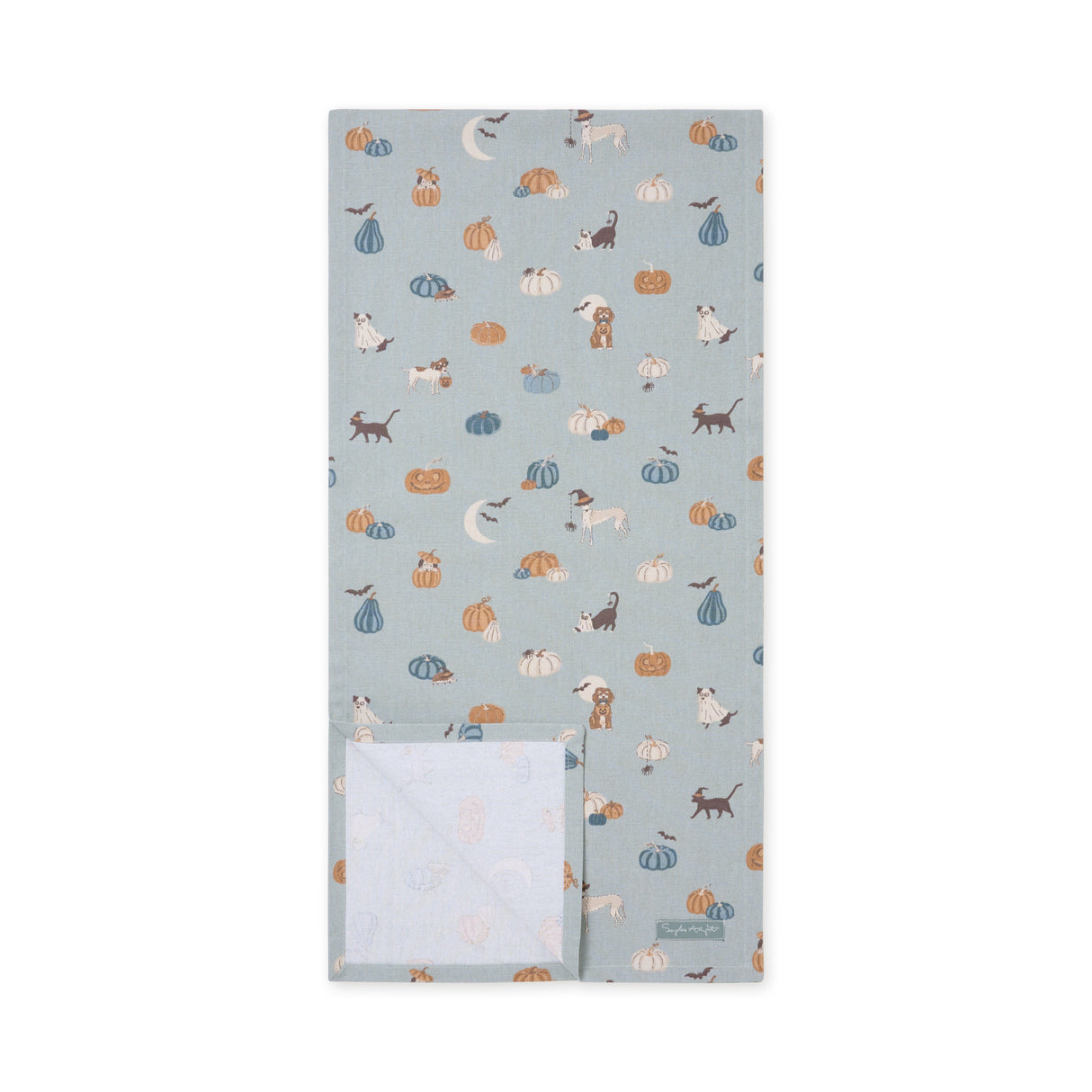ALL144810 Sophie Allport Paws & Pumpkins Table Runner