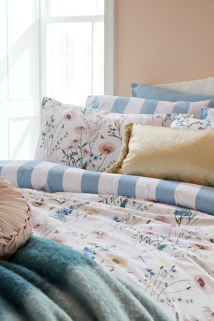 Laura Ashley Alford Delphinium Blue Duvet Set