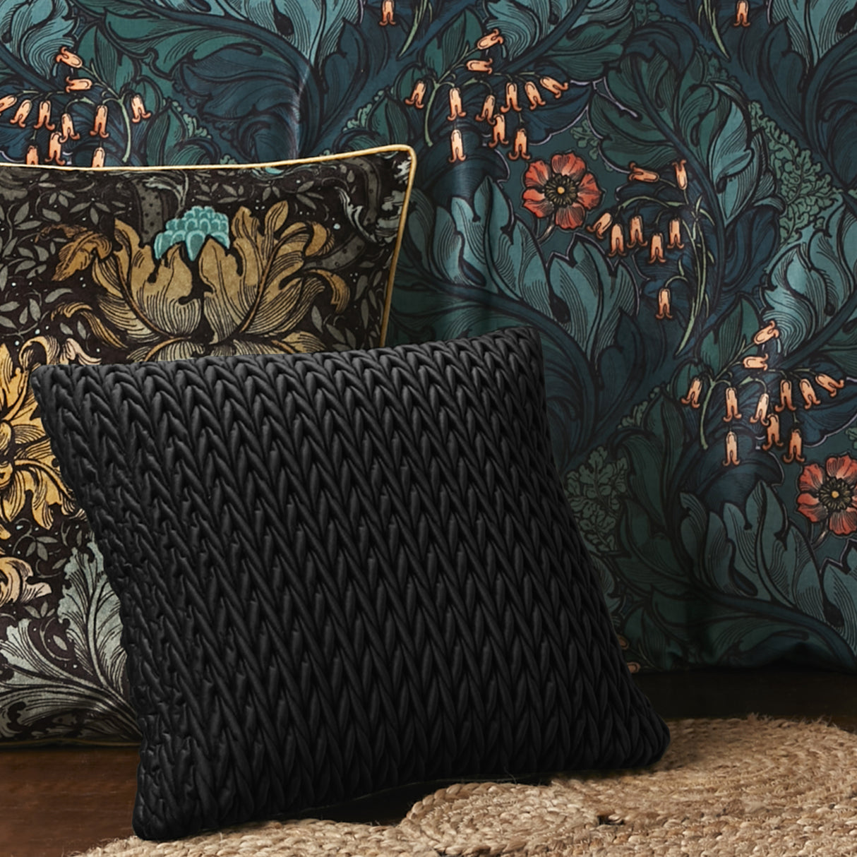 Laurence Llewelyn Bowen Amory 43cm x 43cm Velvet Filled Cushion