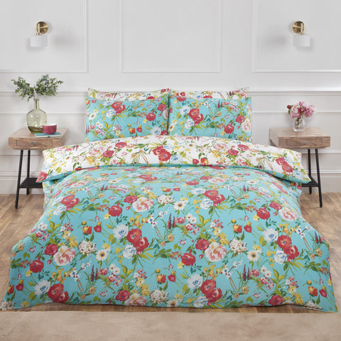 Rapport Ashbourne Duck Egg Duvet Set