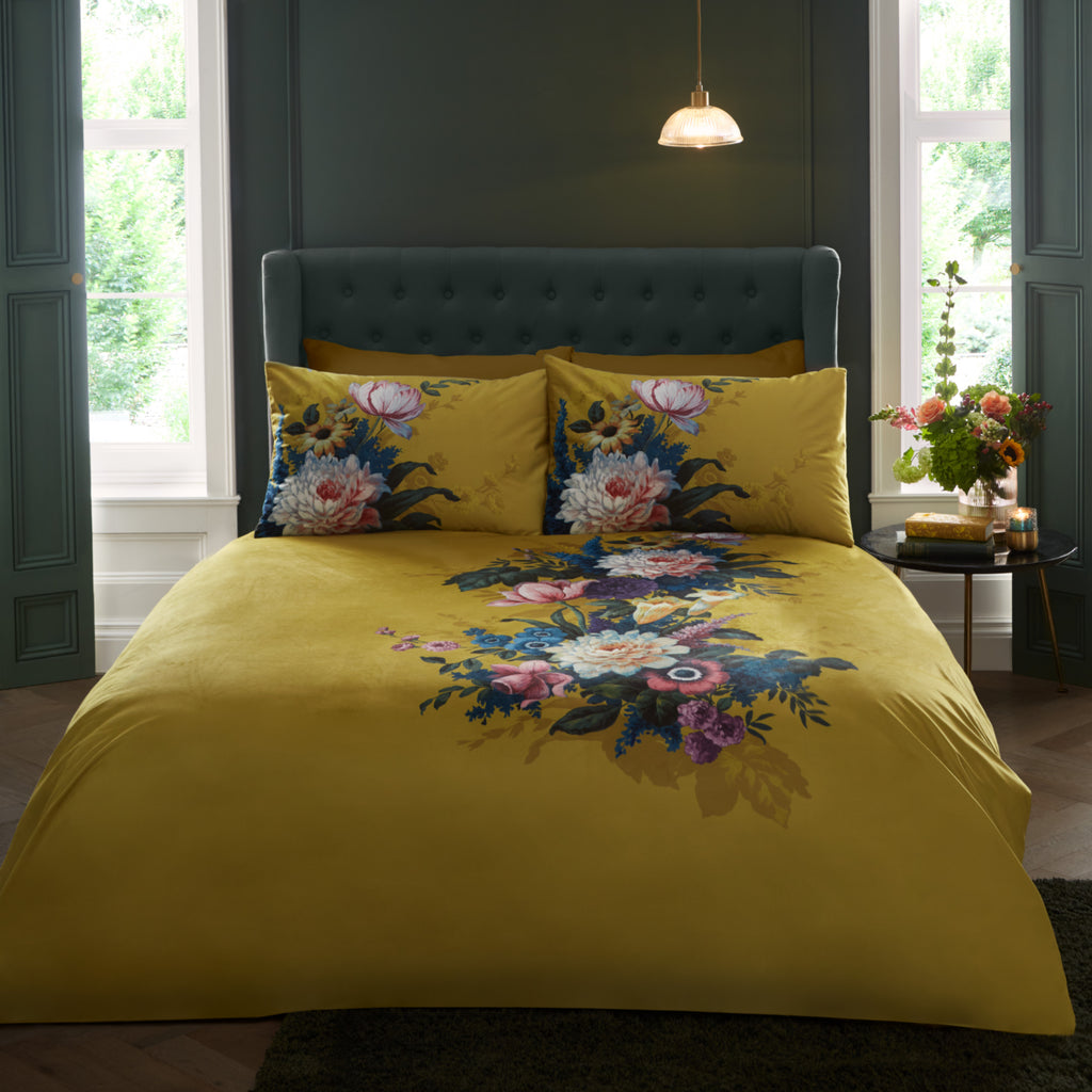 Appletree Heritage Ashington Ochre Duvet Set