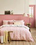 Laura Ashley Ashstead Damask Natural Coral Duvet Set