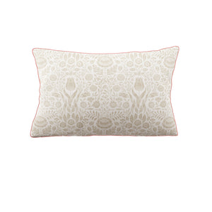 Laura Ashley Ashstead Damask Natural Coral Duvet Set