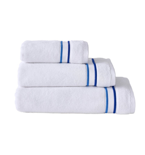 Designers Guild Astor 100% Egyptian Cotton 640gsm Cobalt Blue Towels