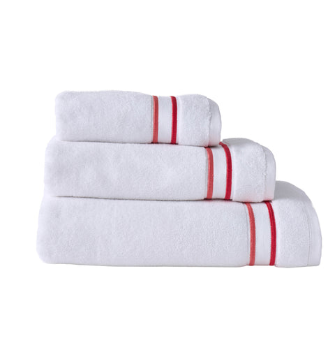 Designers Guild Astor 100% Egyptian Cotton 640gsm Coral Pink Towels