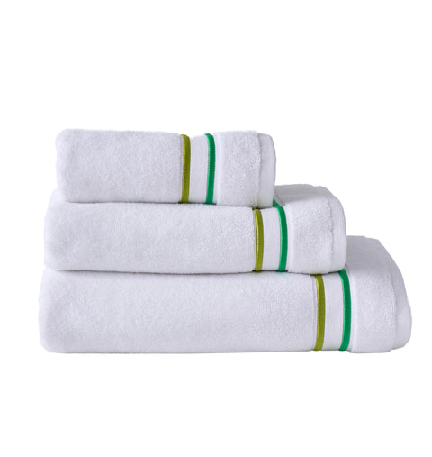 Designers Guild Astor 100% Egyptian Cotton 640gsm Emerald Green Towels