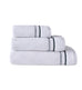 Designers Guild Astor 100% Egyptian Cotton 640gsm Silver & Slate Towels