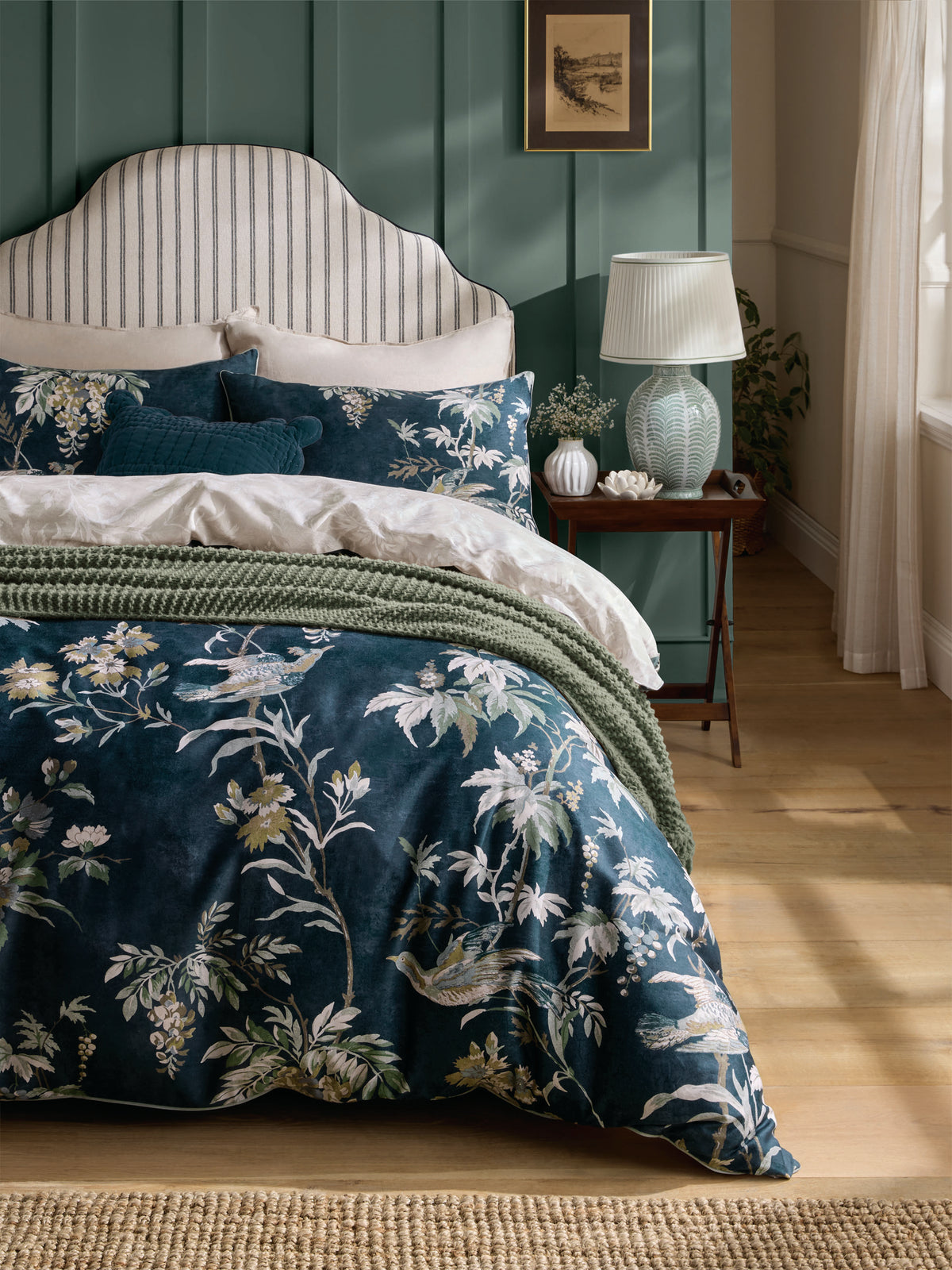 Laura Ashley Attleton Heritage Blue Duvet Set