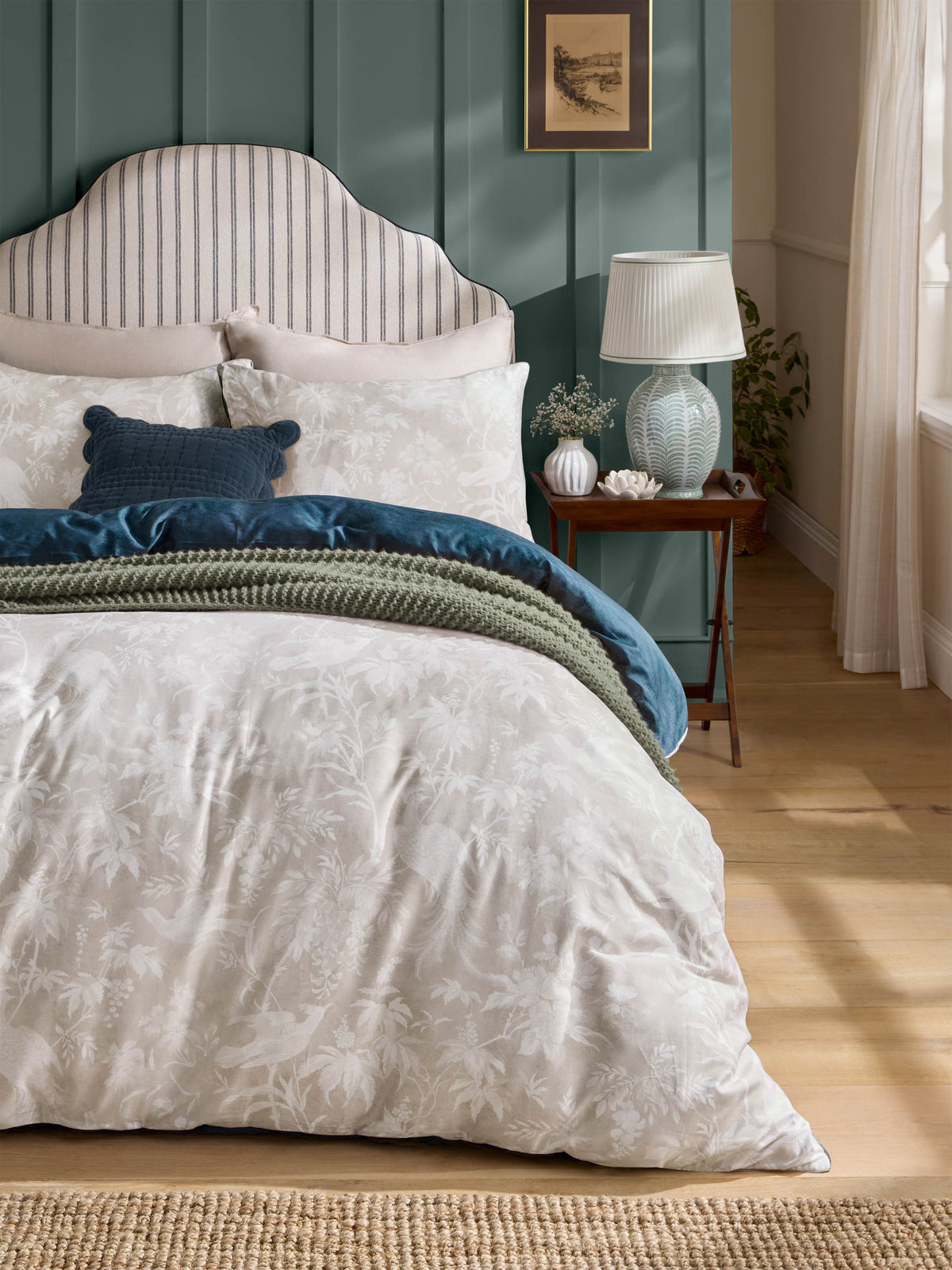 Laura Ashley Attleton Heritage Blue Duvet Set