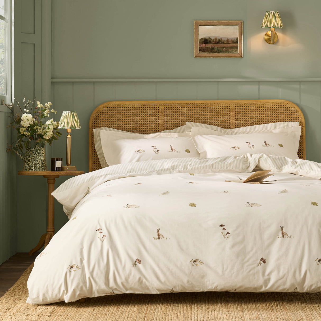 Sophie Allport Autumn Foraging Off White-Natural Duvet Set