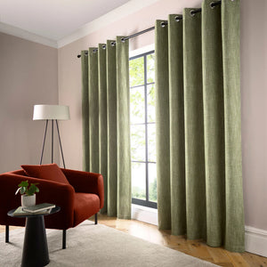Curtina Boucle Chenille Eyelet Curtains