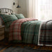 Dreams N Drapes Bennet Check Green 100% BCI Brushed Cotton Duvet Set