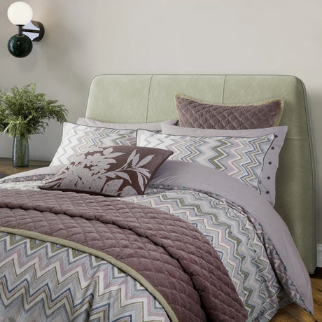 Bedeck of Belfast Claudia Dusky Pink & Olive Green Duvet Set
