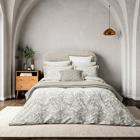 Bedeck of Belfast Cora Linen & Grey Duvet Set