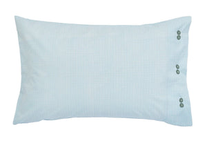 Bedeck of Bedeck Emira Soft Teal & Green Duvet Set