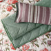 Bedeck of Belfast Elswyth Print Olive & Mulberry Duvet Set