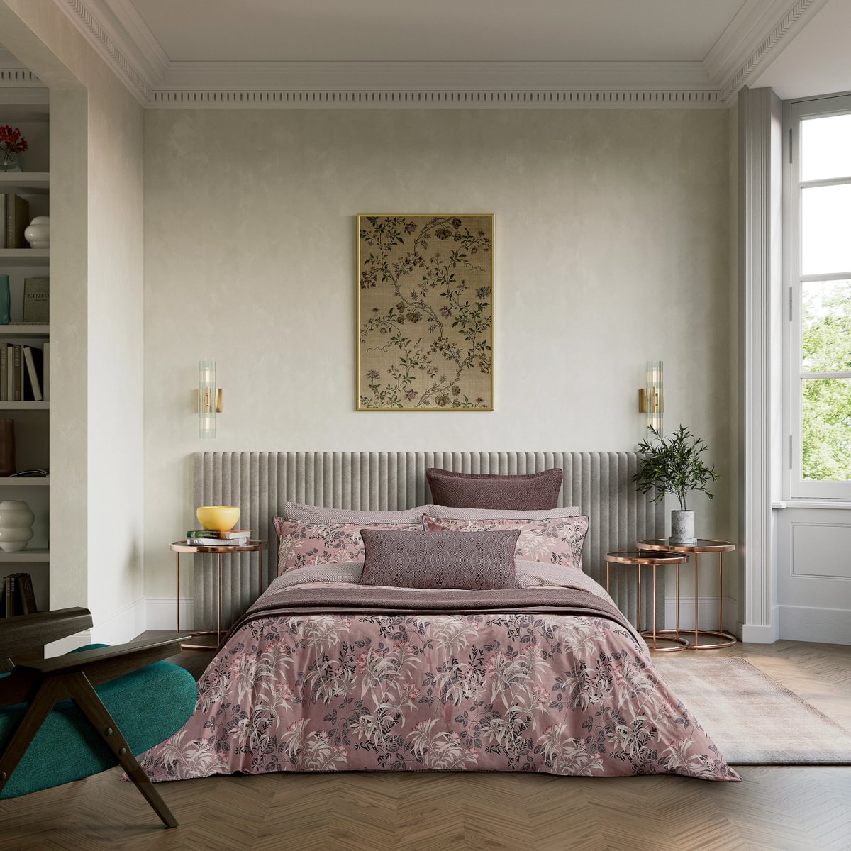 Bedeck of Belfast Katara Pink & Grey Duvet Set