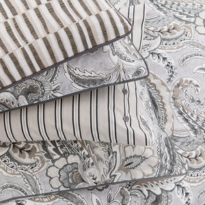 Bedeck of Belfast Kotana Charcoal & Silver Duvet Set