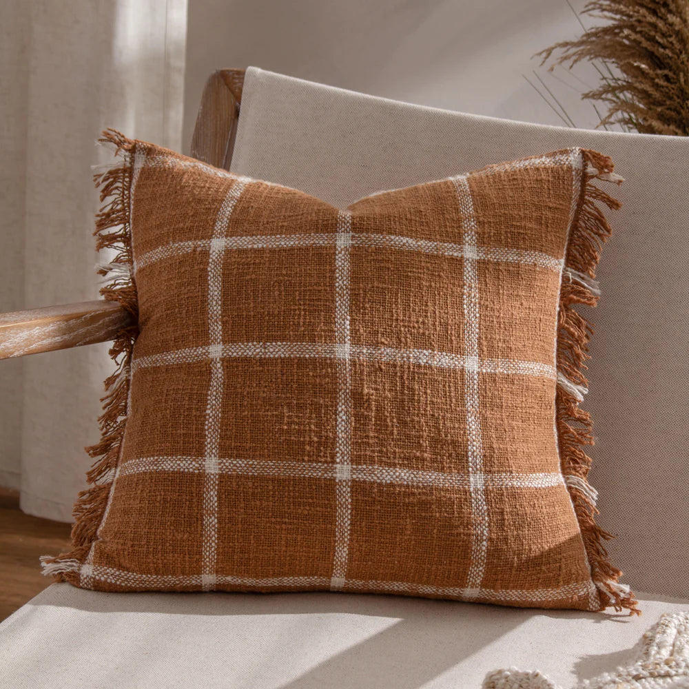 The Linen Yard Beni 45cm x 45cm Filled Cushion