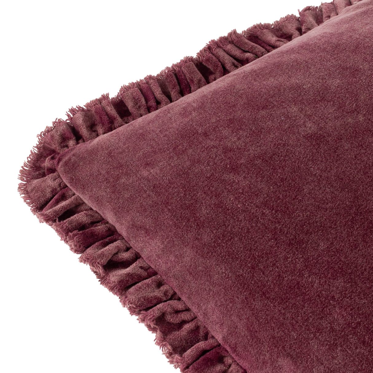 The Linen Yard Bertie Washed Cotton Velvet 45cm x 45cm Cushions