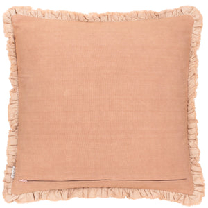 The Linen Yard Bertie Washed Cotton Velvet 45cm x 45cm Cushions