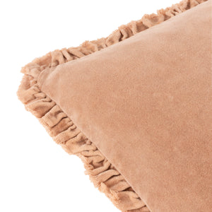 The Linen Yard Bertie Washed Cotton Velvet 45cm x 45cm Cushions