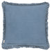 The Linen Yard Bertie Washed Cotton Velvet 45cm x 45cm Cushions