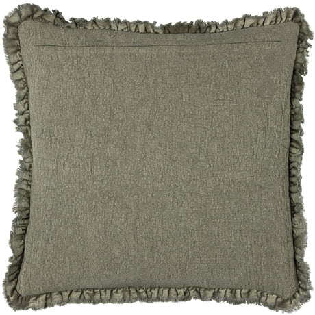 The Linen Yard Bertie Washed Cotton Velvet 45cm x 45cm Cushions