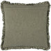 The Linen Yard Bertie Washed Cotton Velvet 45cm x 45cm Cushions