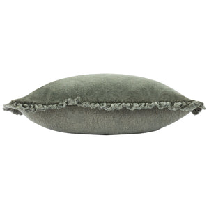 The Linen Yard Bertie Washed Cotton Velvet 45cm x 45cm Cushions