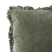 The Linen Yard Bertie Washed Cotton Velvet 45cm x 45cm Cushions