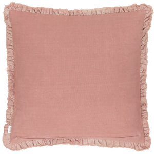 The Linen Yard Bertie Washed Cotton Velvet 45cm x 45cm Cushions