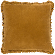 The Linen Yard Bertie Washed Cotton Velvet 45cm x 45cm Cushions