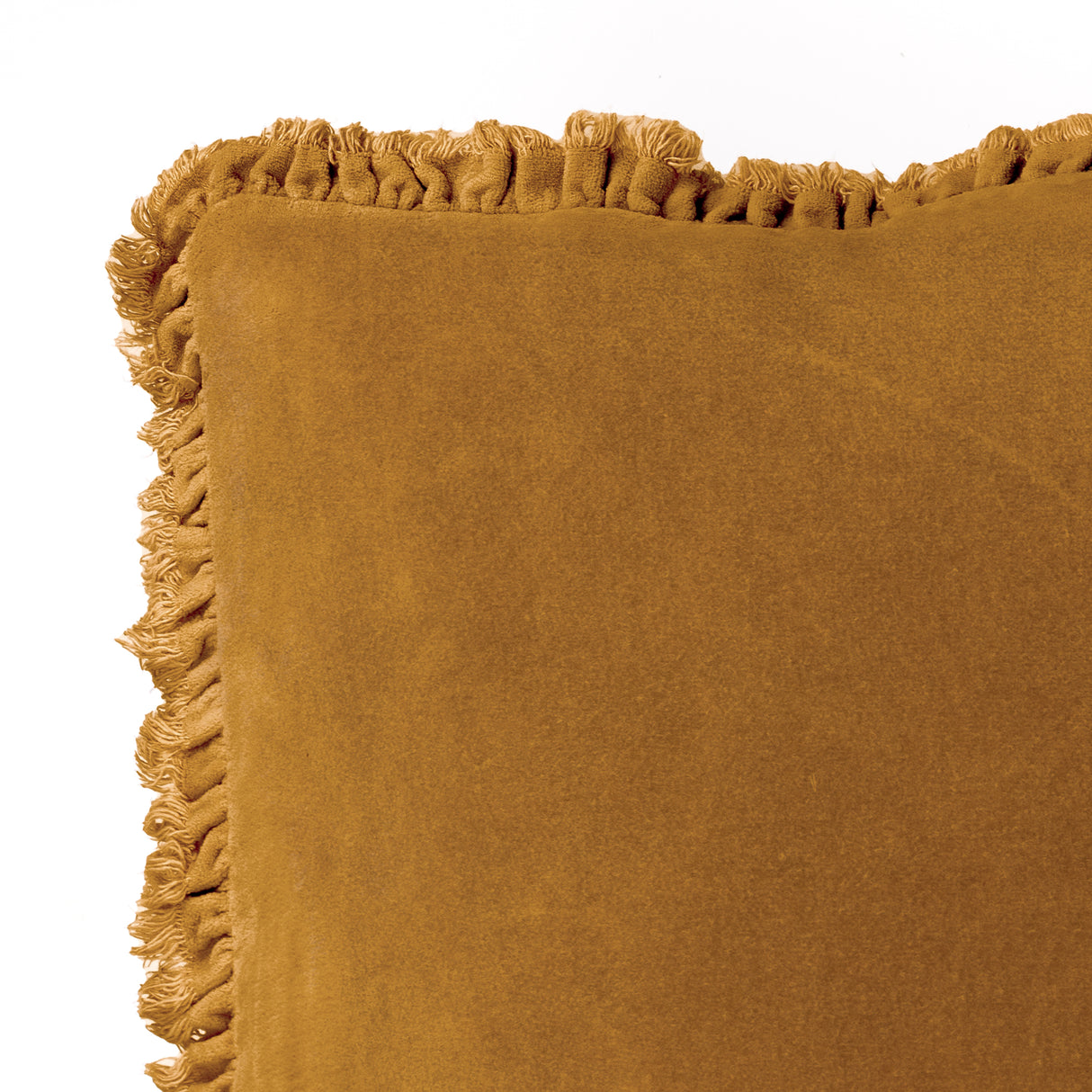 The Linen Yard Bertie Washed Cotton Velvet 45cm x 45cm Cushions