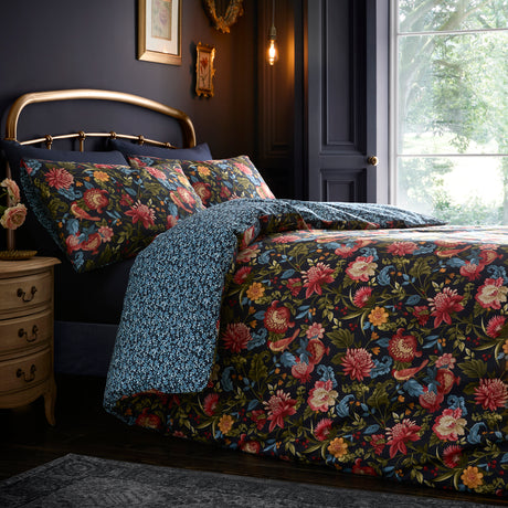 Dreams N Drapes Bejewelled Navy Duvet Set
