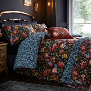 Dreams N Drapes Bejewelled Navy Duvet Set