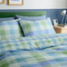 Fusion Bedding Block Check Duvet Set