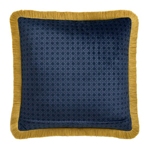 Laurence Llewelyn Bowen Bouquet List Blue 43cm x 43cm Polyester Filled Cushion